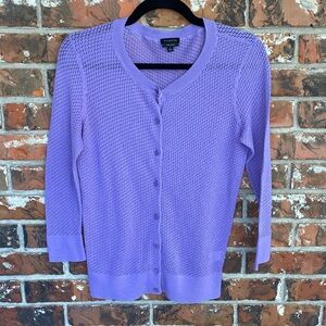 Talbots Pima cotton cardigan sweater